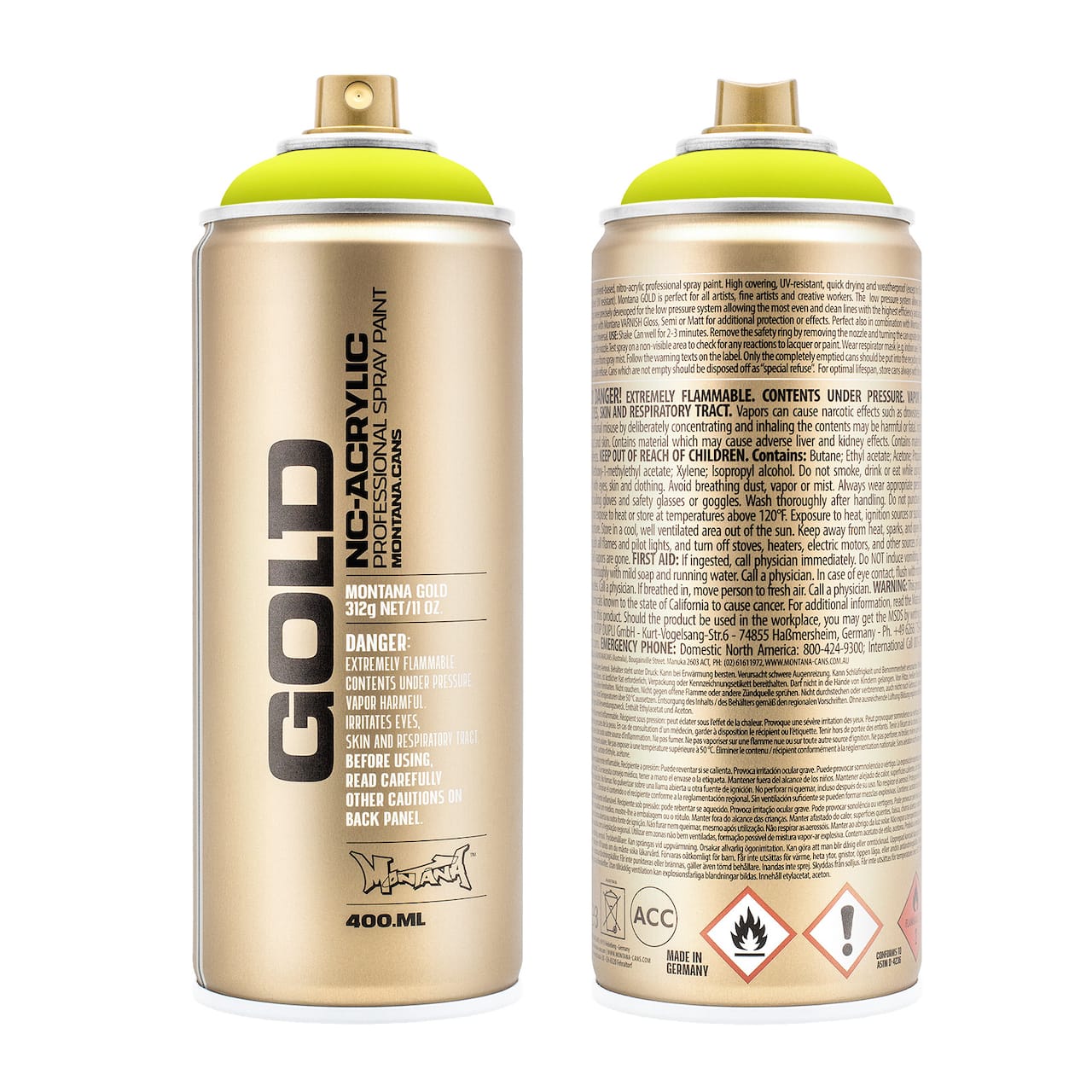 Montana™ Cans GOLD Flash Color Spray Paint, 400mL
